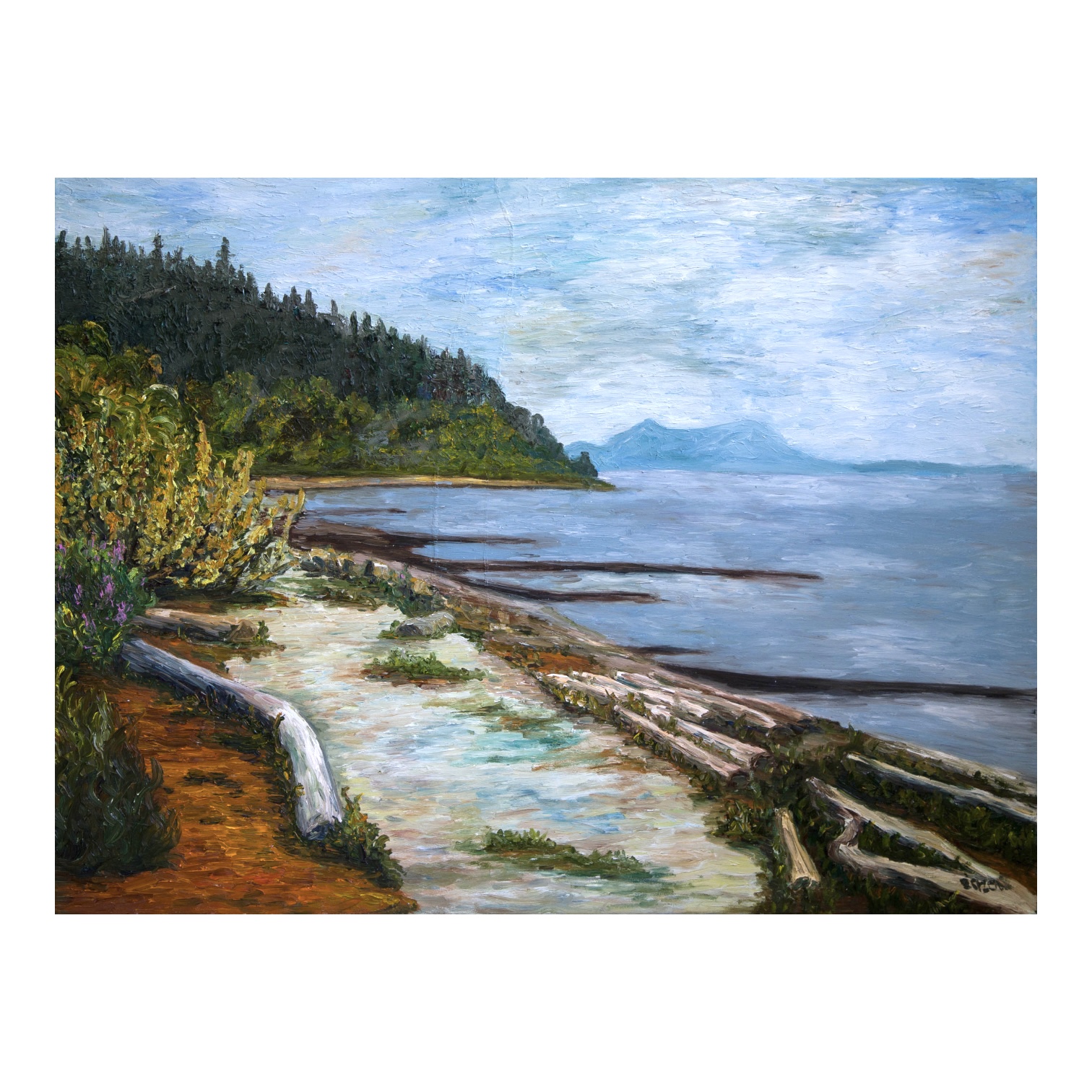 Crescent Beach Oil painting by canadian artist