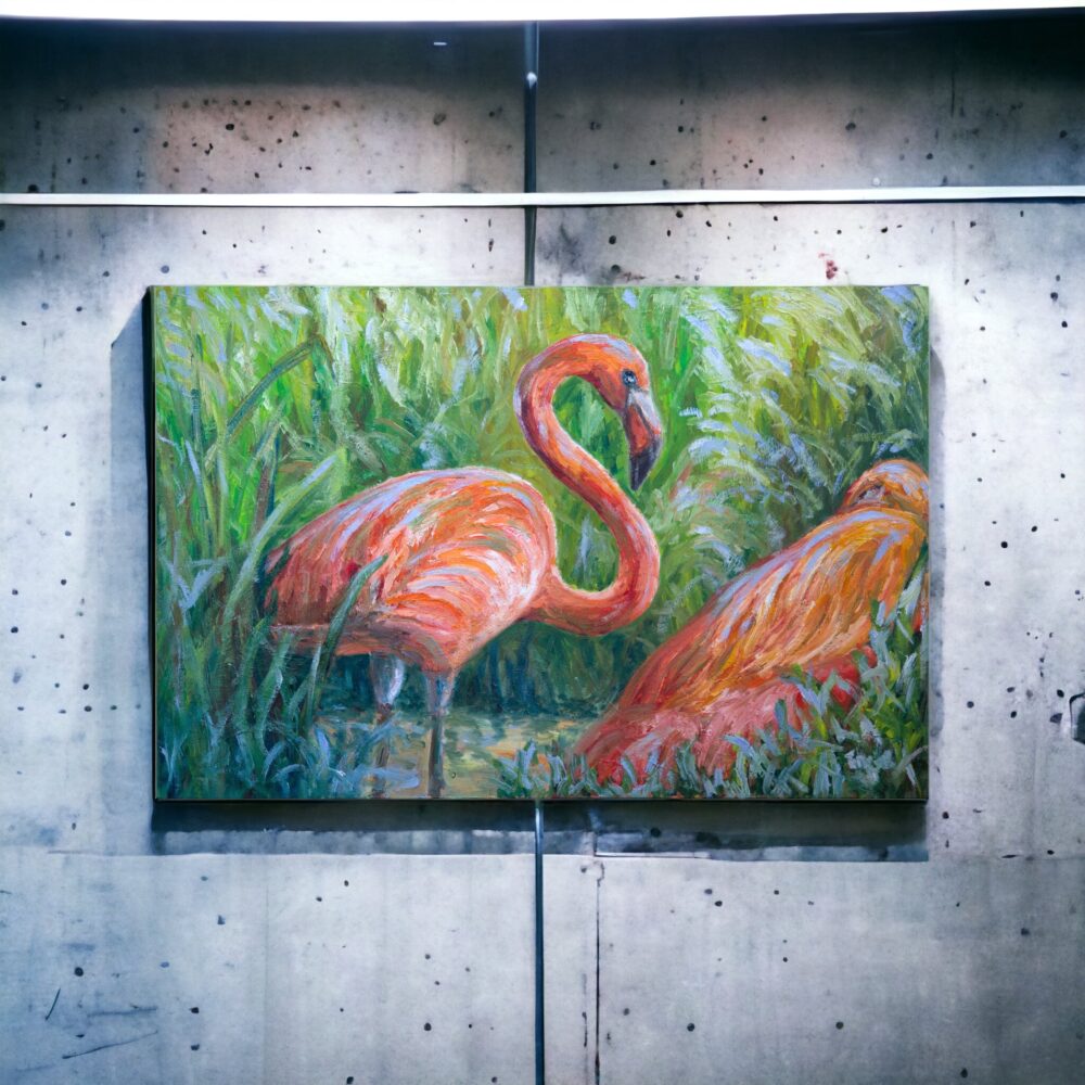 Flamingo Dream Art by Elena NL