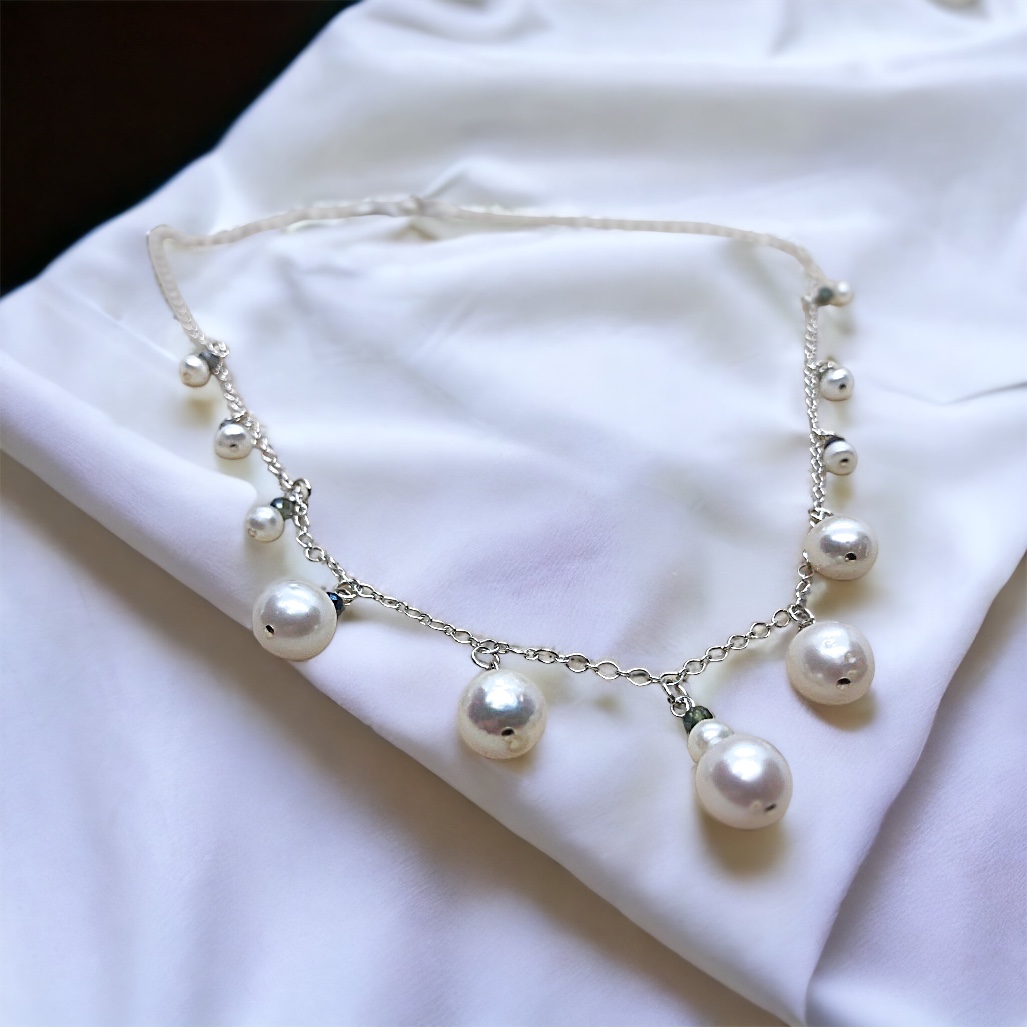 Mermaid handmade pearl necklace