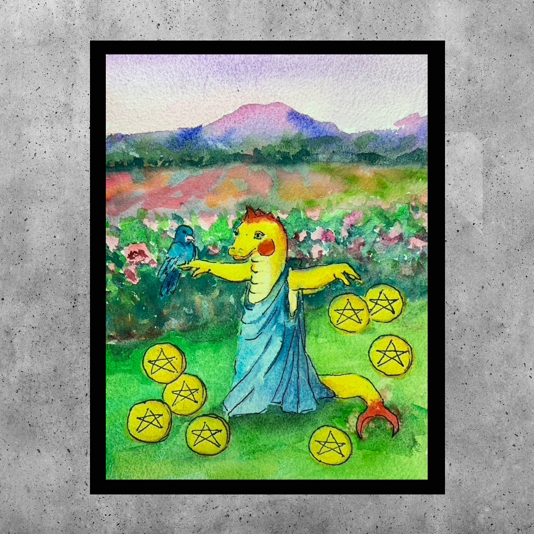 Tarot Pentacles8