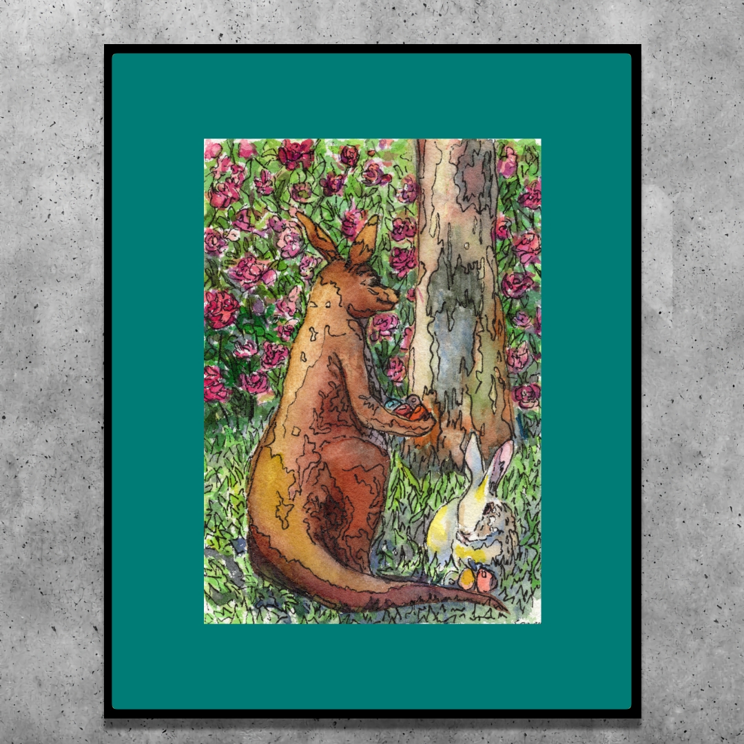 Alice 21 Kangaroo Framed